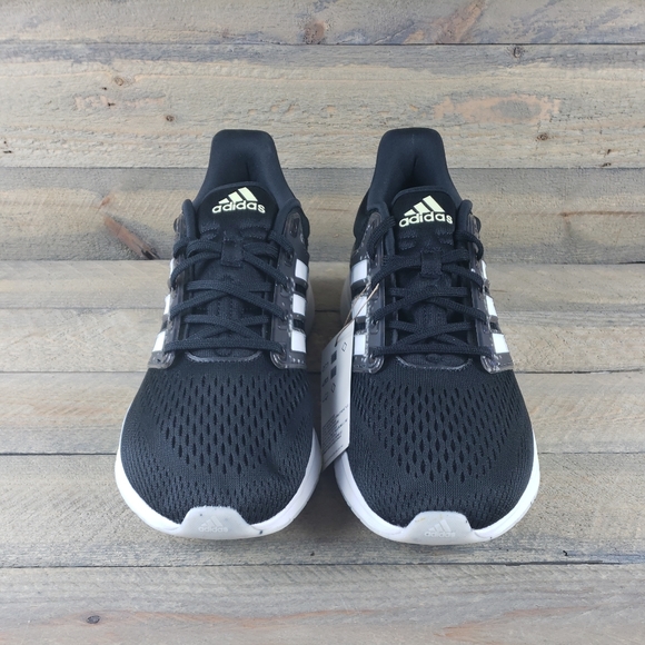 adidas EQ21 Run Men's Running Shoes Black/White/Lime - Picture 5 of 11